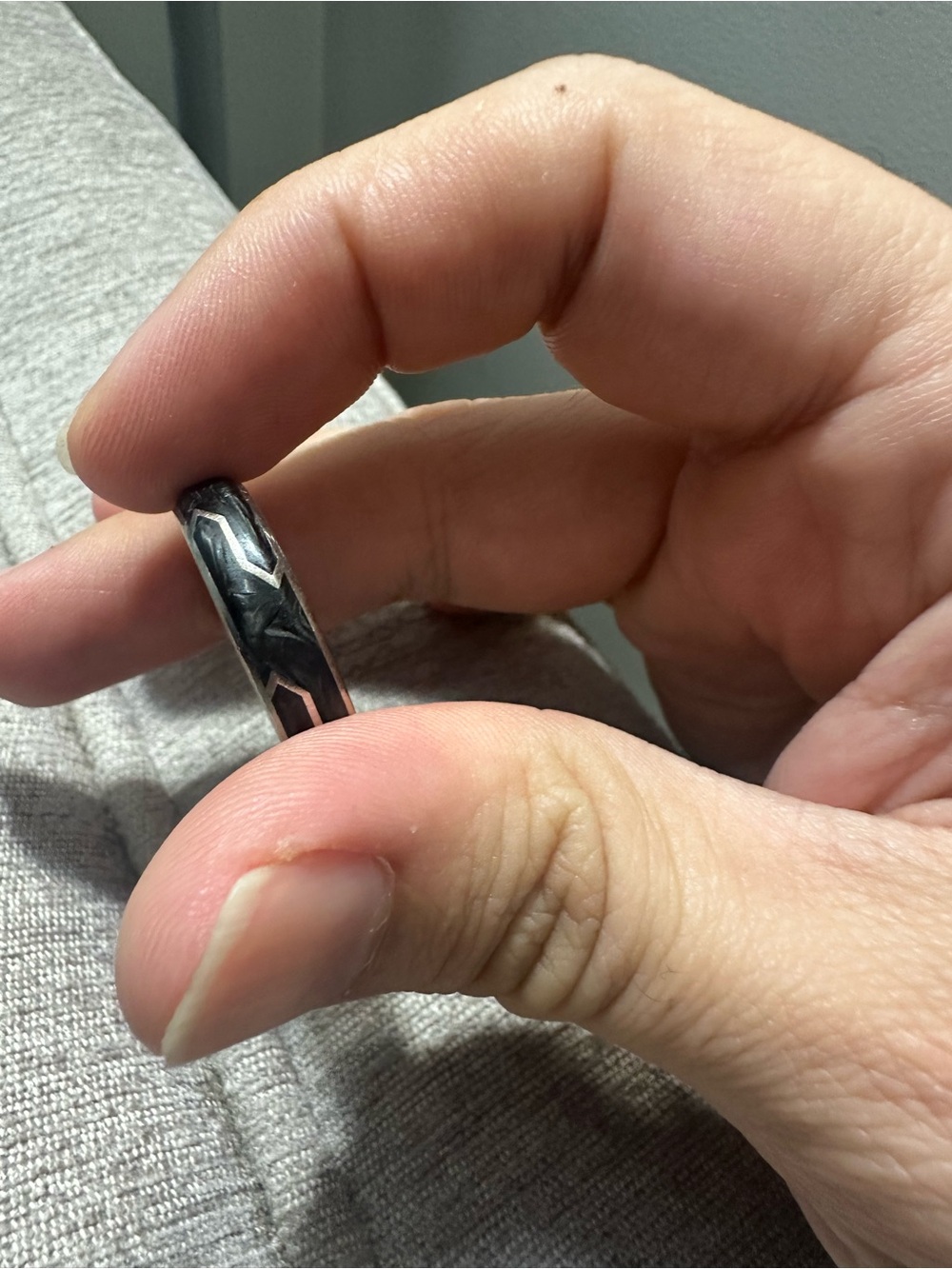 Forged Carbon White Gold 18k - David Yurman😍😍- super stylish